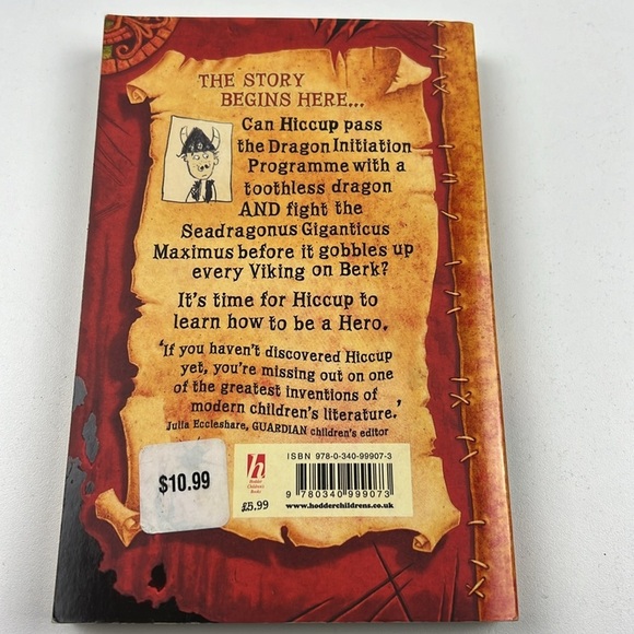 Kids Book - How  To Train Your Dragon - Picture 2 of 6